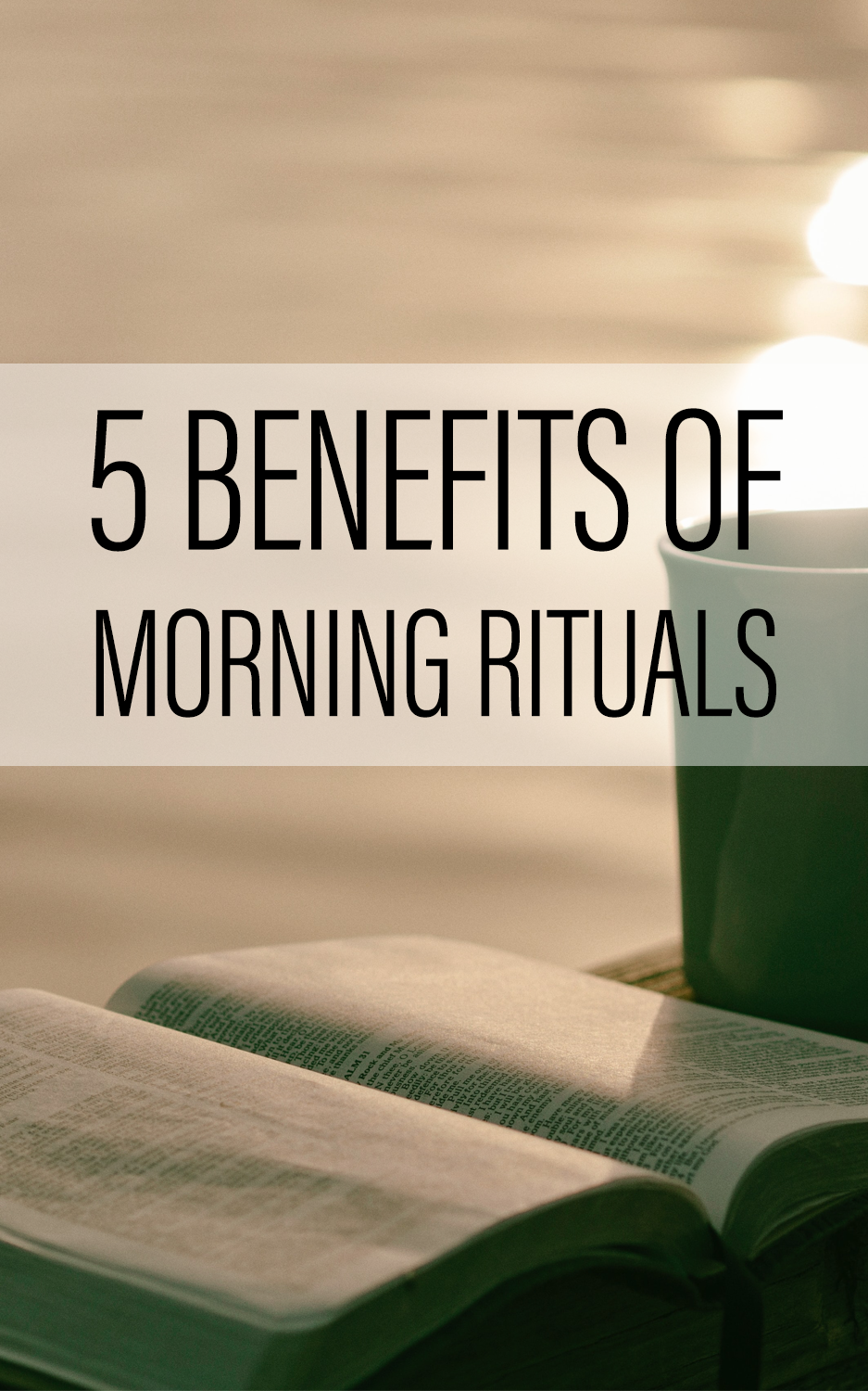 5 Benefits of Morning Rituals (Ebook & AudioBook)